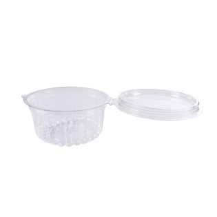 Pote Plástico Redondo Articulado 350ml - 200 Unidades