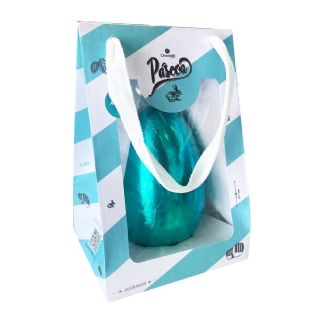 Sacola Offset 180g c/ visor e berço (15 x 12 x 23 cm) Personalizada