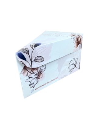 Embalagem Bolo Fatia s/ Berço (16,5 x 10 x 8 cm) Personalizada