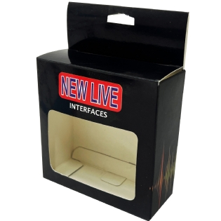 Caixa Para Eletrônicos Com Visor e Laminação Externa (9 x 9 x 3,5 cm) Personalizada