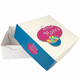 Embalagem Multiuso para Doces e Salgados (20 x 20 x 7 cm) Personalizada