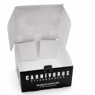 Caixa Lanche Combos Grande (18 x 18 x 10cm) Personalizada