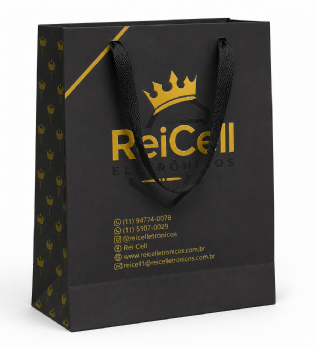 Sacola Offset 180grs (16 x 7 x 23 cm) Personalizada
