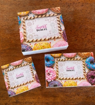 Embalagem para Donuts M (25 x 17 x 5 cm) Personalizada