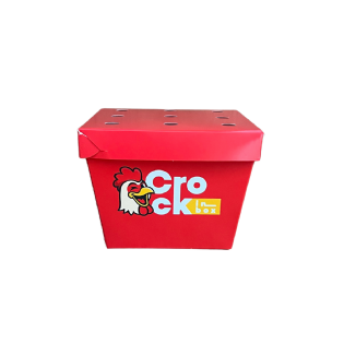 Balde Fechado para Frango Frito P (9 x 9 x 9 cm) Personalizado