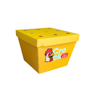 Balde Fechado para Frango Frito M (11 x 11 x 11 cm) Personalizado