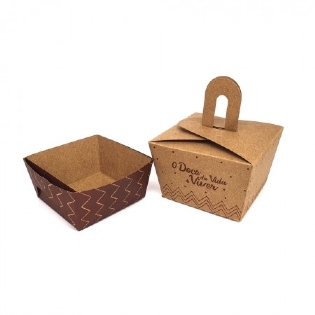 Embalagem Forneável Dolce Box (9 x 9 x 7 cm) Personalizada