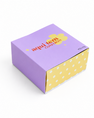 Embalagem Gaveta Para Roupas Intima (10 x 10 x 5 cm) Personalizada