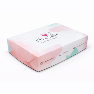 Embalagem Para Doces Tampa e Fundo (22 x 15 x 5 cm) Personalizada