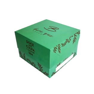Embalagen para Mini Bolo (10 x 10 x 7 cm) Personalizada
