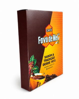 Embalagem Par Café (15 x 2 x 18 cm) Personalizada