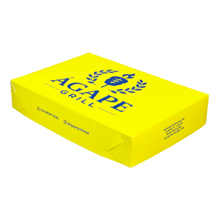 Embalagem para Marmita Executiva Premium (26 x 18 x 5 cm) Personalizada