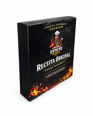 Embalagem Para Linguiça (19 x 4 x 19 cm) Personalizada