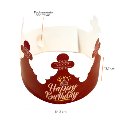 Cinta Coroa Multiuso (64,2 x 12,7 cm) Personalizada