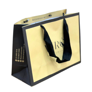 Sacola Offset 180g (19 x 8 x 15 cm) Personalizada